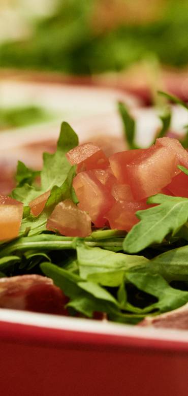 Schinken mit Rucola